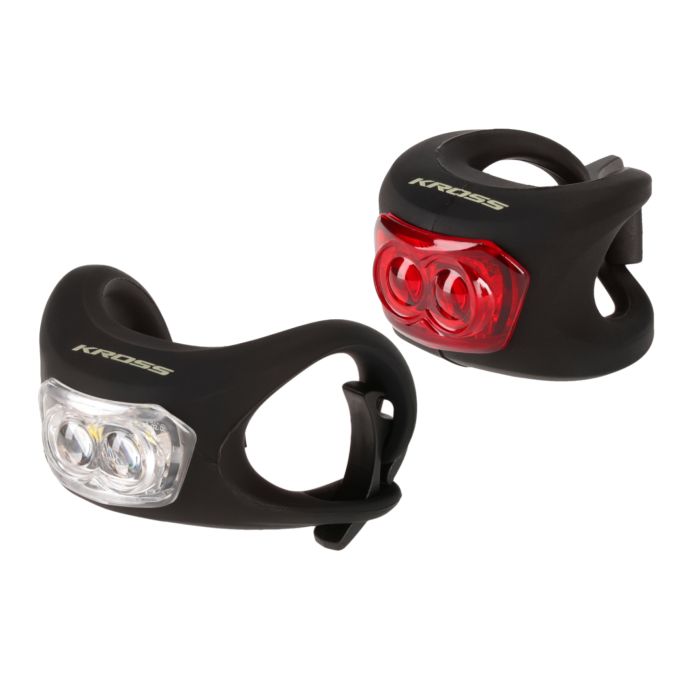 Set of bicycle lights SILICONE SET