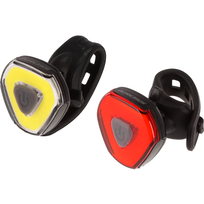 Set of bicycle lights TRANGLE SET 75 lm